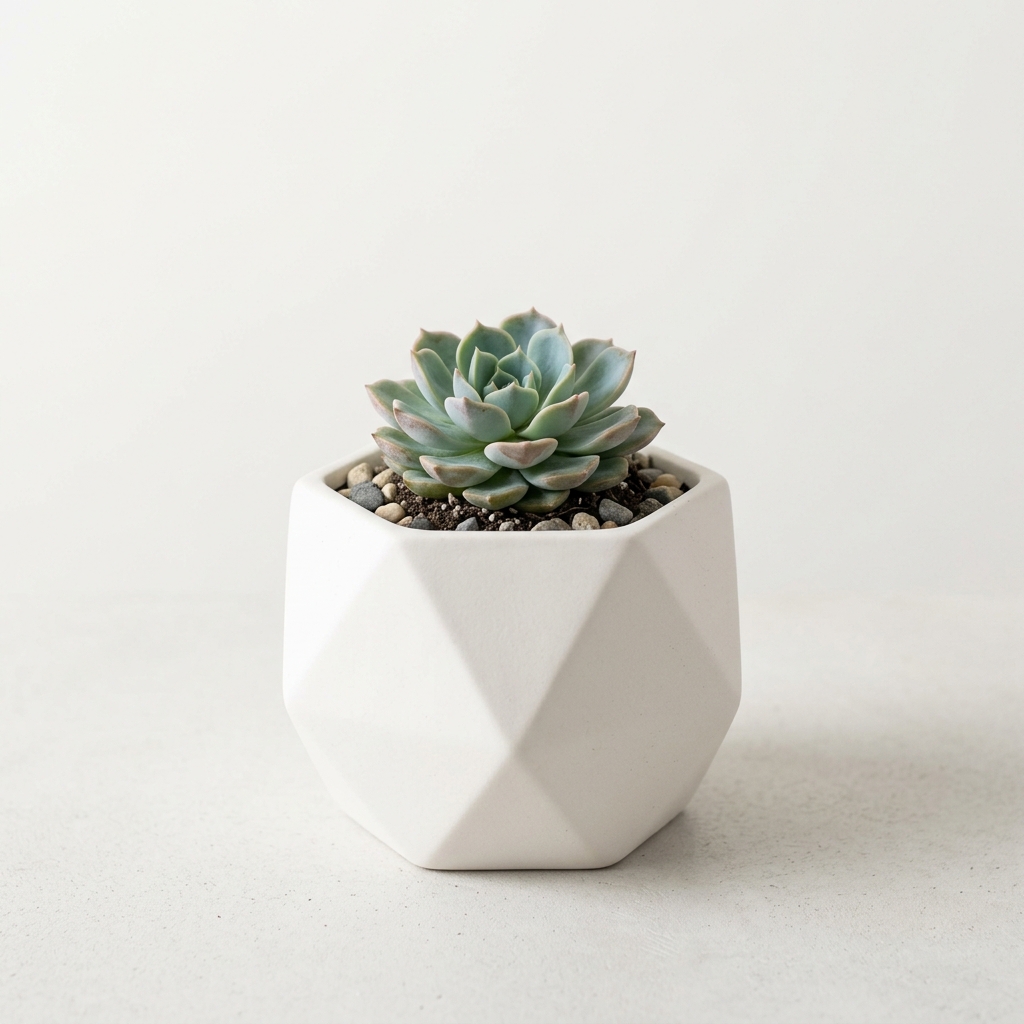 Ceramic Geometric Planter Pot